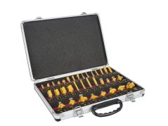 Set mit 35 Formfräsern für Holz K00067