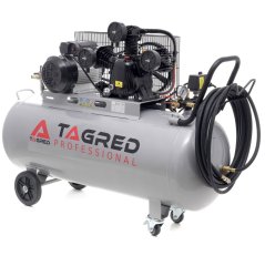 Olajkompressor 200L 230V 3 dugattyú, szeparátor TA326