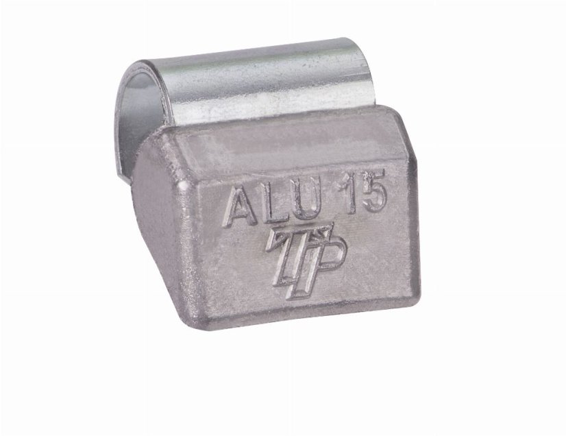 15 g Bleigewicht für Räder, auf ALU-Felgen aufgeschlagen – ohne Oberflächenbehandlung, 100 Stück