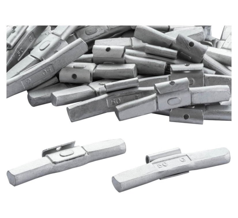 Centírozó acél súly pléh felnire - 50g/50db