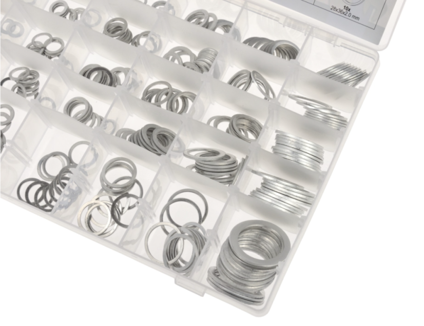 Aluminium-Unterlegscheibensatz 300Stück G02824