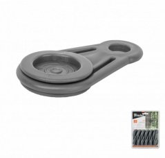 Befestigungsclip für Schattennetz 12Stck Grey BUNGEE
