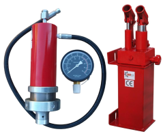 Монтаж за хидравлична преса 30T с двускоростна помпа