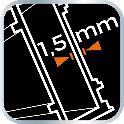 Aluminium-Wasserwaage 150 cm, 2 Wasserwaagen 71-066