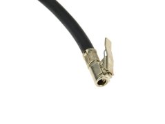 Furtun umflare pneuri 38 cm cu capăt metalic, compatibil valve standard – Geko G01101B