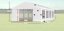 Cort de petrecere 4x8x2m Comfort PE 240g Summer