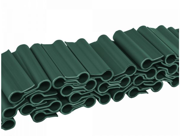 Belátásgátló szalag rögzítő klipsz 4,75cm, green, 40db