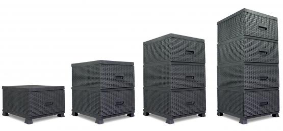 Komód SZÜRKE CONSERES