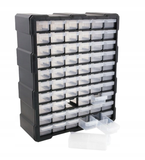 Organizér 383x465x165mm 60 zásuviek