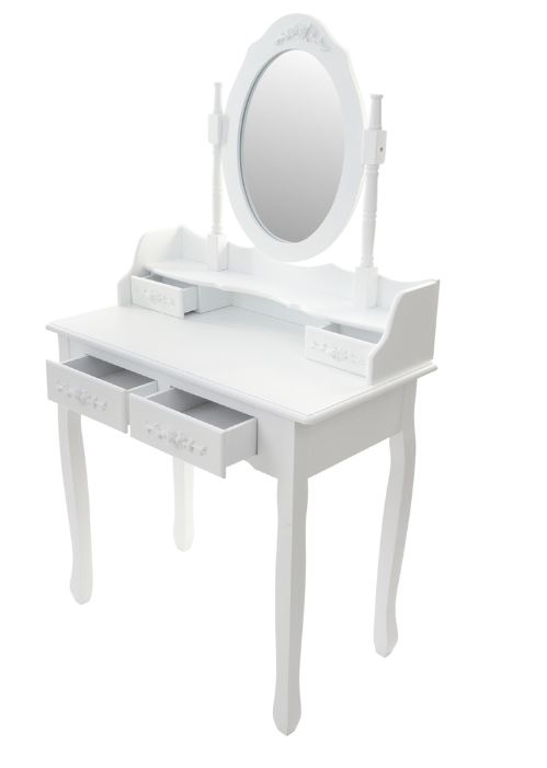 Toaletna miza Primadonna WHITE