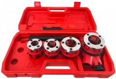 Комплект тръбни кранове, 4 бр., 1/2-1 1/4"