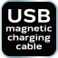 Čelovka 600 lm USB magnetické nabíjení CREE XPG3 LED 99-027