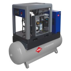 Šroubový kompresor APS 7.5 IVR Combi Dry X G2 10 barů 7.5 HP/5.5 kW 290 - 650 l/min 500 l 369958-IVR-G2