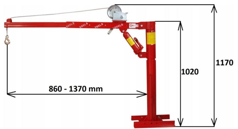 Hebezeug HDS 450 kg mit Winde