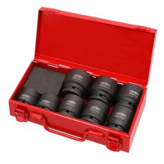 Csavarhüvelyek 3/4" - 8 darabos készlet 45580