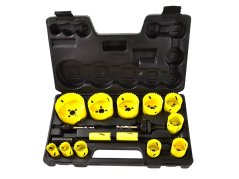 Set bi-metalnih krunica za drvo i metal, 17 komada G39998