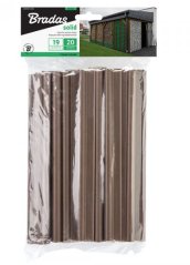 Клипси за закрепване на засeнчвaщтa мрежа 19см, кафяви, 20бр.