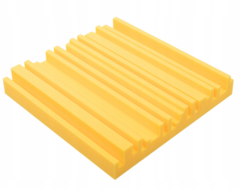 Akustický panel Equalizer 50x50cm, tloušťka 7cm, žlutý