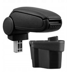 Kia RIO 3 cotieră, negru, piele ecologică