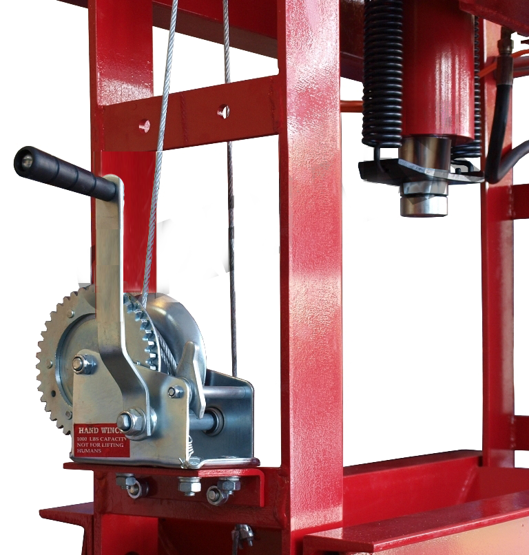 Hydraulický lis 50T - hydraulicko-pneumatická pumpa
