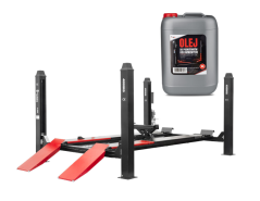 Štvorstĺpový zdvihák 4T L-420 s prízdvihom Poloautomatický 400V