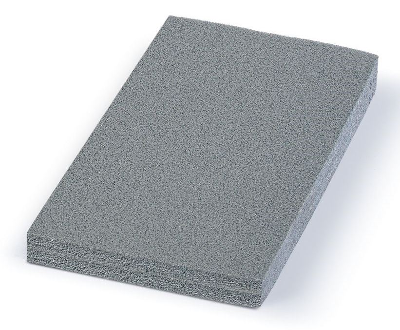 Schaumstoffpolsterung grau 28,5x15,5x2cm