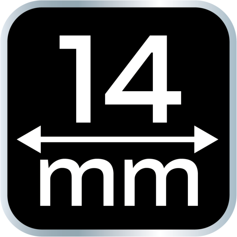 Dláto 14 mm, CRV, dřevěná rukojeť 37-814