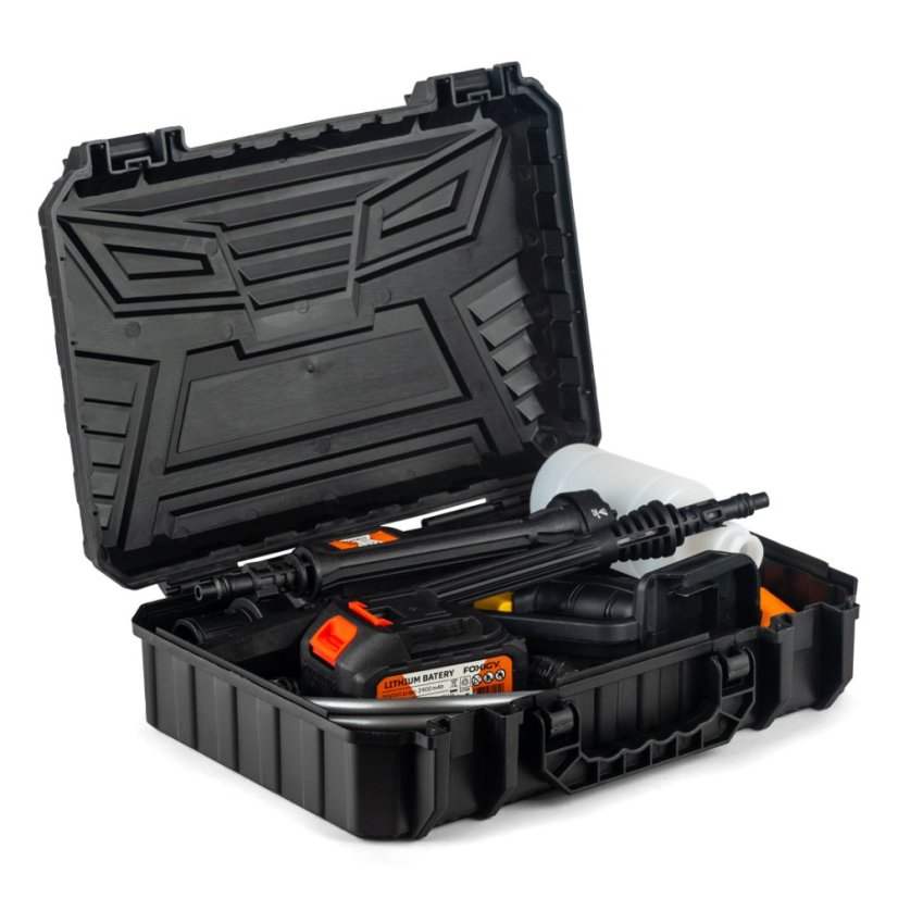 Aparat de curățat cu presiune 21V Professional +1 x baterie 3,9Ah