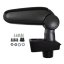 Armlehne Ford FIESTA 7, schwarz, Textilbezug