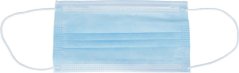 Jednorázové rúško na tvár s gumičkou, 1ks trojvrstvové