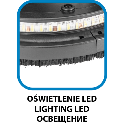 Gipszkarton csiszoló 800W , 215 mm, led 59G265