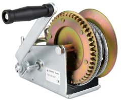 Lanový navijak s kľukou 1588 kg 3500 LBS, dvojstupňový 10 m TA407