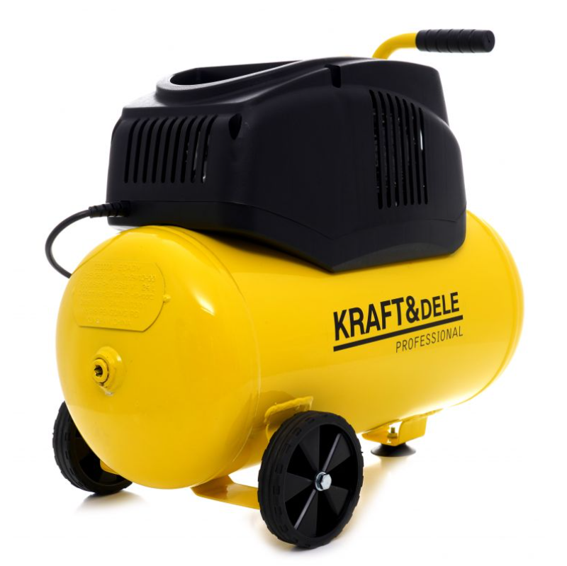 Olajmentes Légkompresszor 24L, 8 bar, 1.1 kW, 1.5 HP, 230V, Kompakt, Műhelybe/Autóipari célra, KD1416 Kraft&Dele