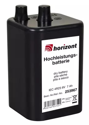 Batterie für Warnlicht, 6V/7Ah
