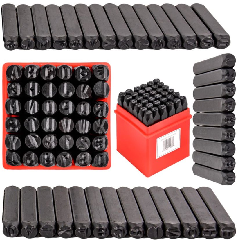 Betű és szám beütő készlet 8mm/36db M57487