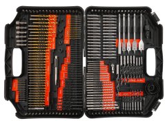 Sada bitů a vrtáků do dřeva, kovu a betonu 246ks V39206