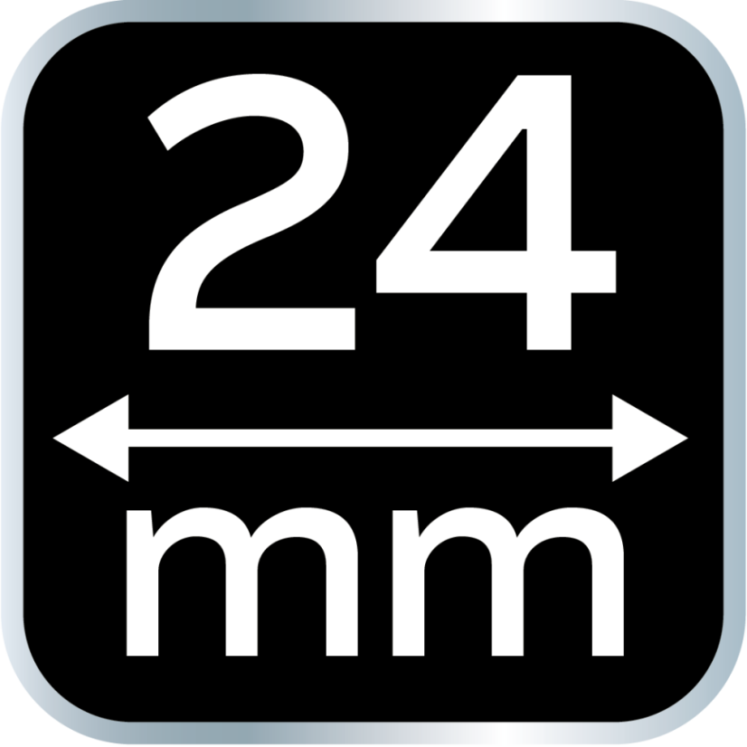 Dláto 24 mm, CRV, dřevěná rukojeť 37-824