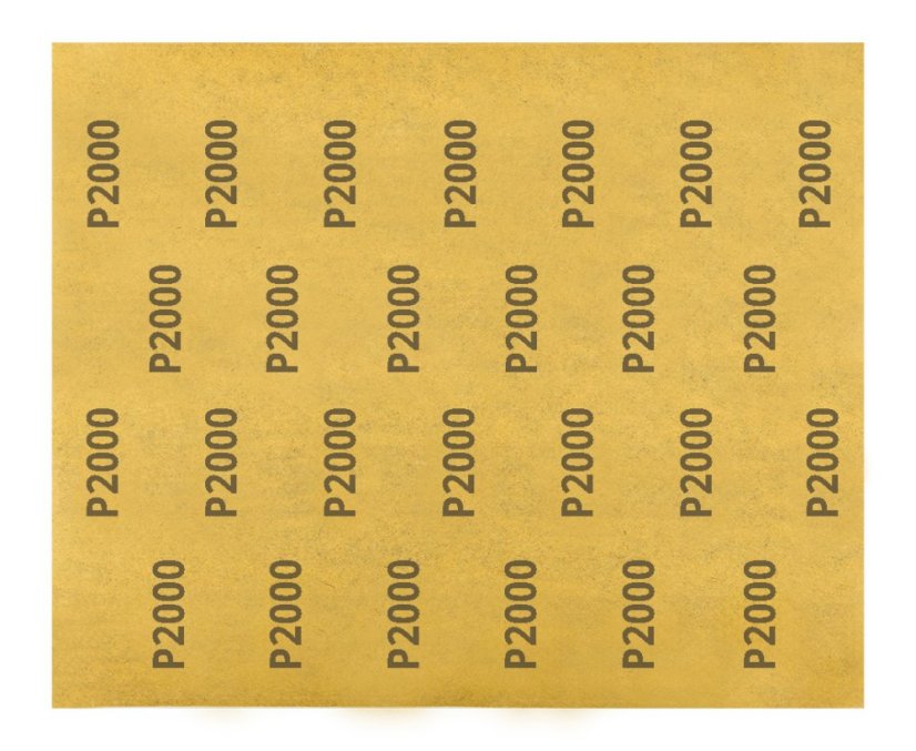 Brusni papir na bazi vode 230 x 280 mm, P2000 58T229