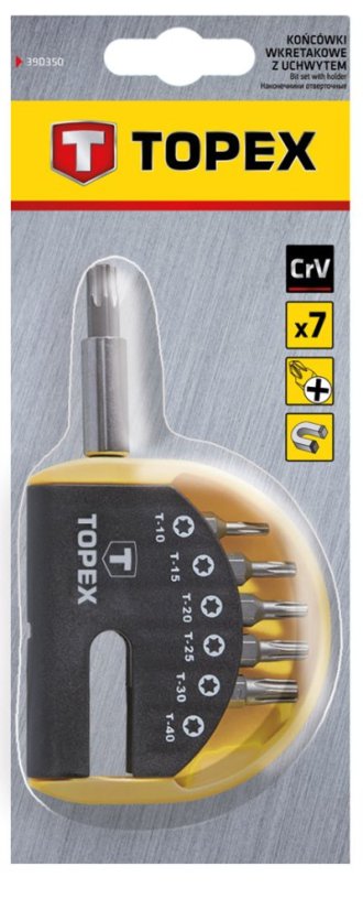 Bitsatz mit Set, 7-teiliger Satz 39D351