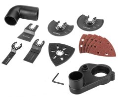 Многофункционален инструмент 250 W, скорост на осцилация 15000-21000 об/мин, куфар 59G023