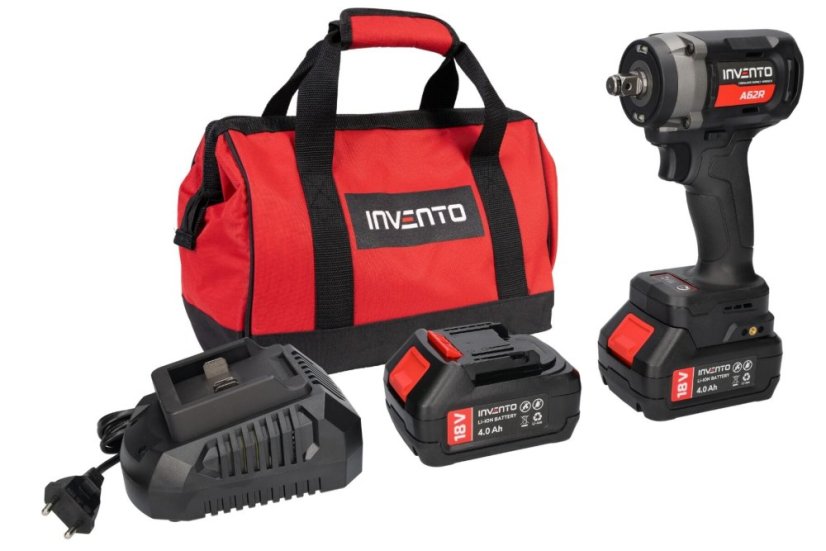 Akkuschlagschrauber 18V 680 Nm + 2x4,0 Ah Akku A62R 1/2"