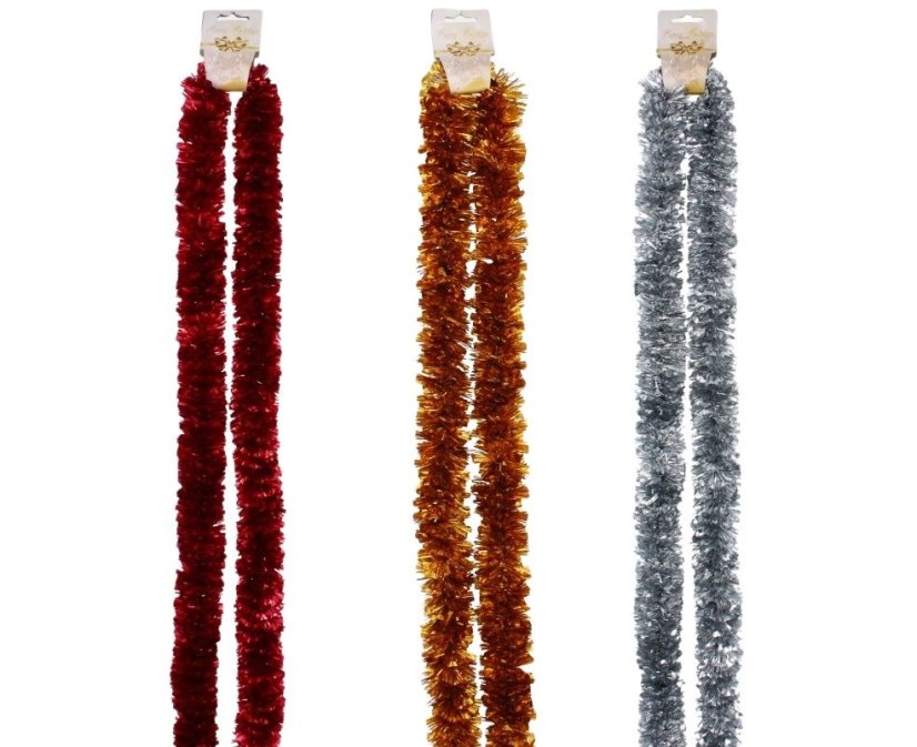 Vánoční girlanda tenká 2m GOLD