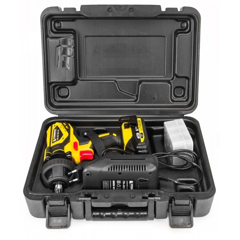 Akkumulátoros légkulcs PM-AKU-20V-2A 2Ah 20V + tartozékok + koffer