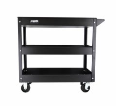 Dielenský vozík s 3 policami 130kg Black