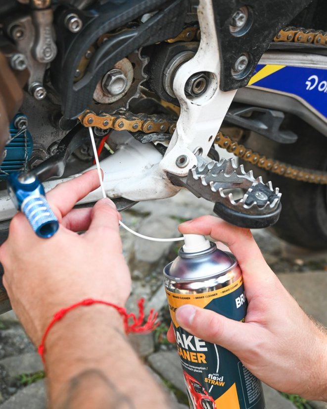 Fék tisztító 500 ml flexi straw Foxigy