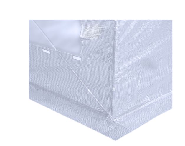 Kerti fóliasátor FEHÉR 2x3m UV-szűrővel PREMIUM