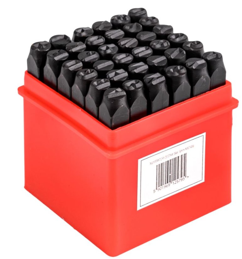 Betű és szám beütő készlet 6mm/36db M57486