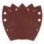 Velcro brusni papir, željezo 102 x 152 mm, P120, 5 kom, s 11 rupa 58T304
