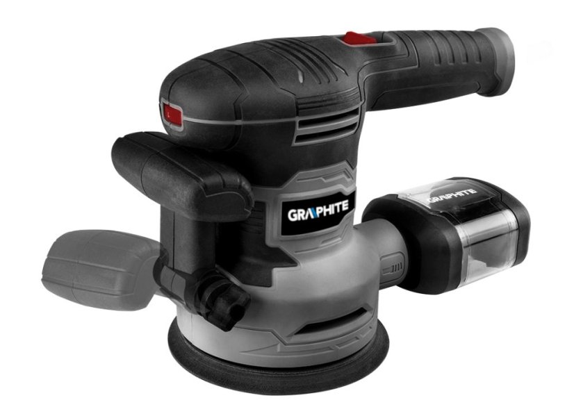 Excentrikus köszörű 450 W, 125/150 mm tárcsa, tok 59G349