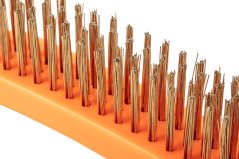 Drôtená kefa, mosadzný drôt, 4x16 radov 39-030